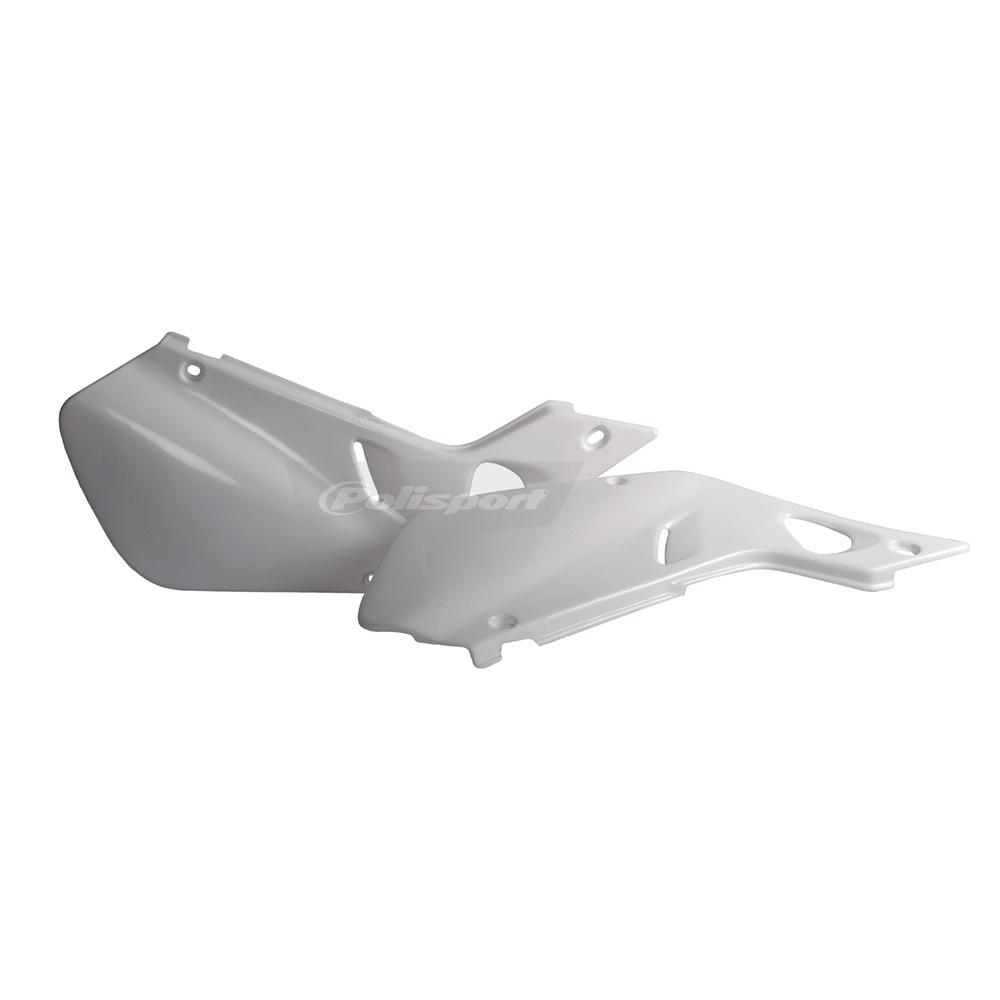 Polisport White Side Panels - Honda Cr125 1998-1999, Cr250 1997-99