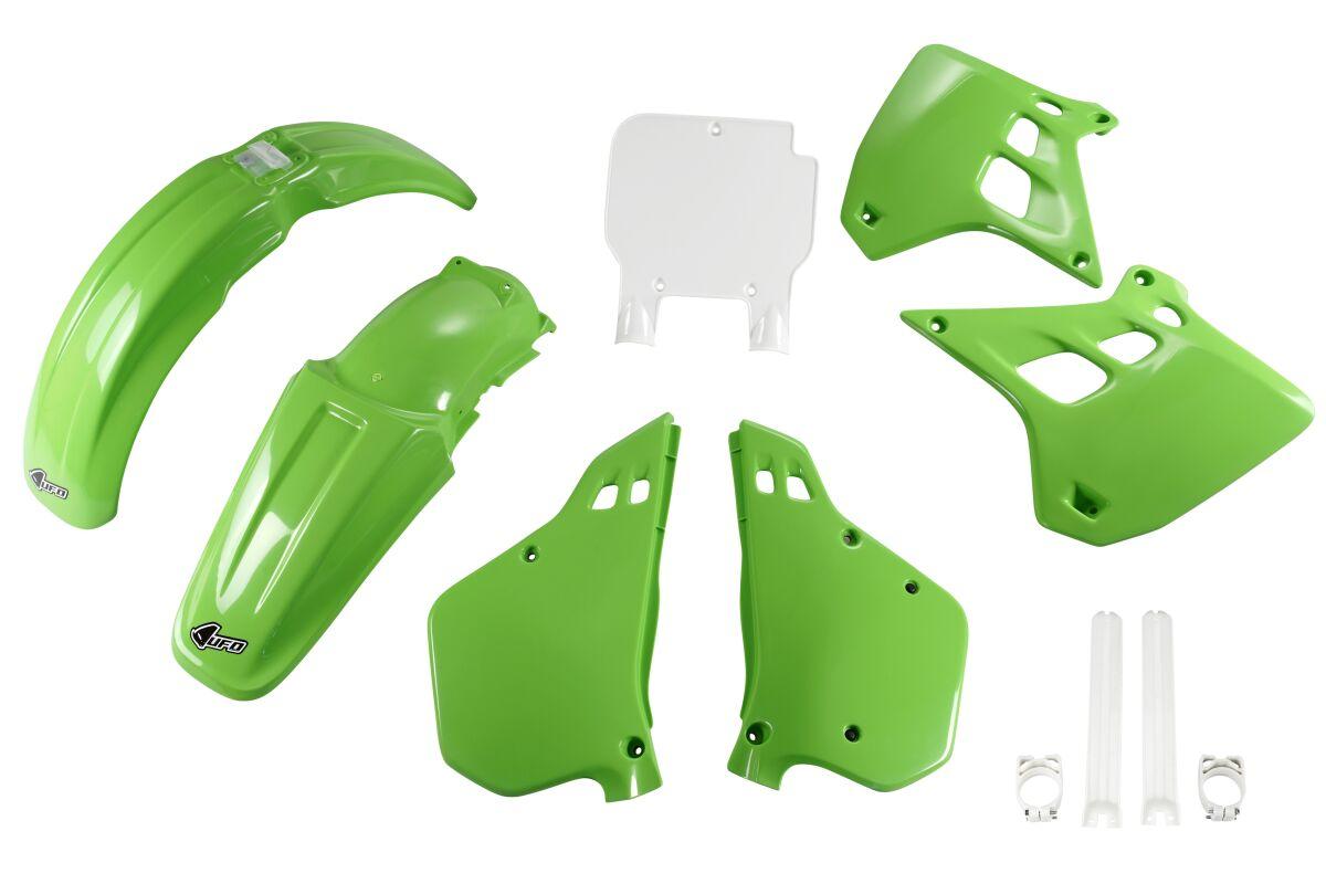 Ufo Kakit188f@999 - Plastics Kit - Kawasaki Kx250 1990-91 - Oem