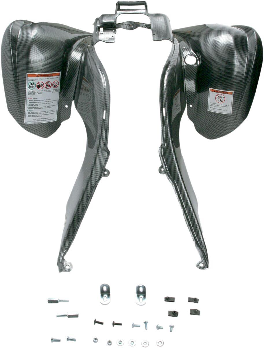 19001-30 - 14040286 - Maier Front Fender Unit - Yamaha YFM700R 2012 - Black Carbon