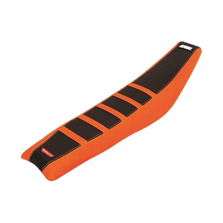 Polisport Orange/Black Zebra Seat Cover - Ktm Sx/Sxf 2019-22, Exc/Exc-F 2020-23