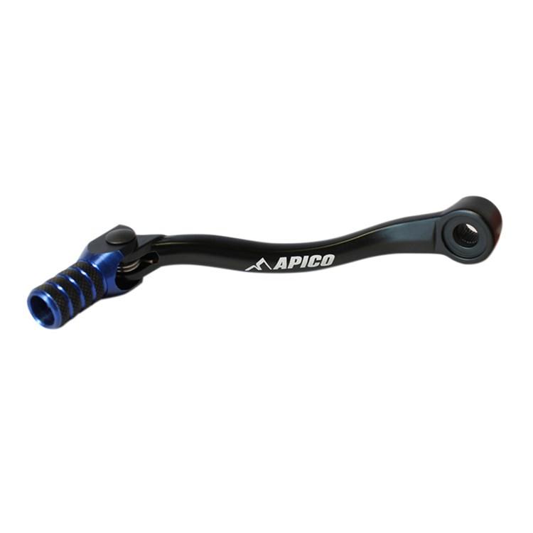 Apico Black/Blue Elite Gear Pedal - Ktm Sx 85/105 2003-17, Husqvarna Tc85 2014-17