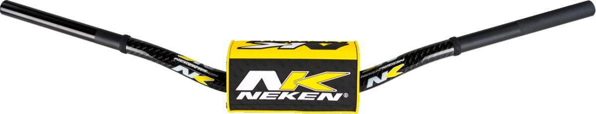 R00024C-YEB - Neken Radical Design Fat Bar Handlebars - ATV Bend - Black/ Yellow