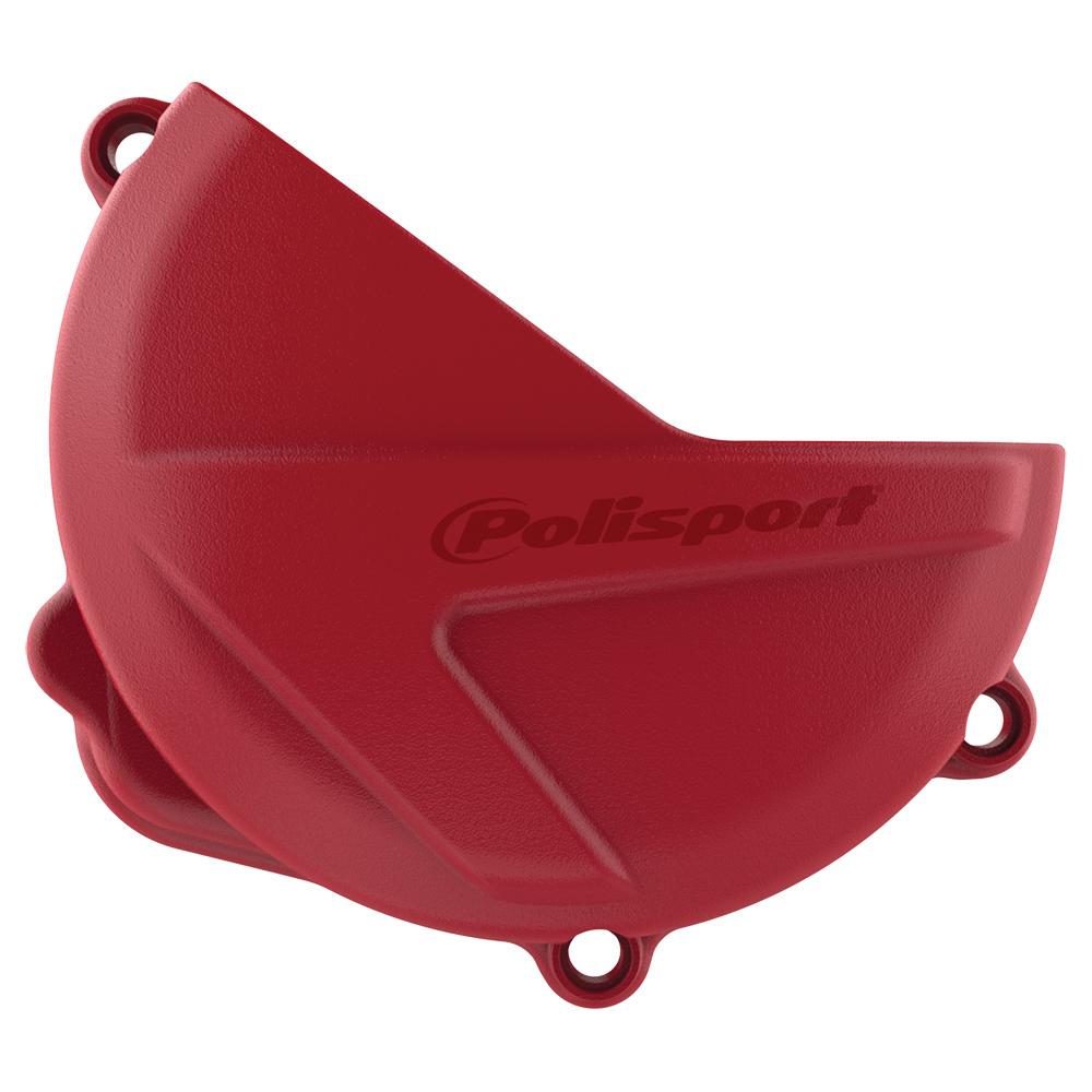Polisport Red Clutch Cover Protector - Honda Crf250r 2018-23, Crf250rx 2019-23