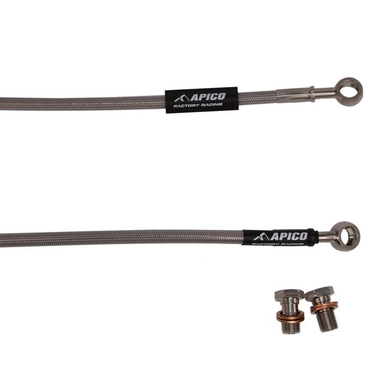 Apico Front Brake Hose - Yamaha Yzf250 2001-04, Yzf 400/426/450 1998-2004