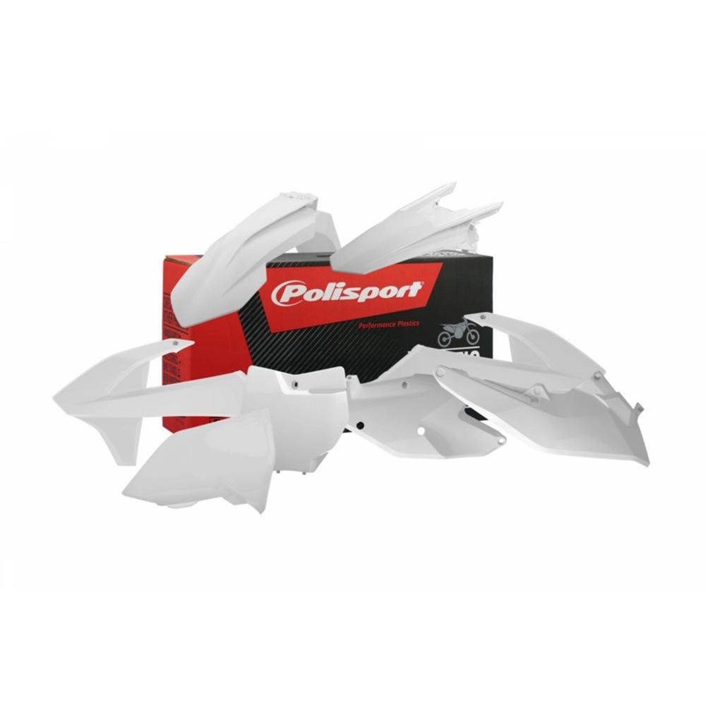 Polisport White Plastics Kit - Ktm Sx 125/150 & Sxf 250/350/450 2016-18
