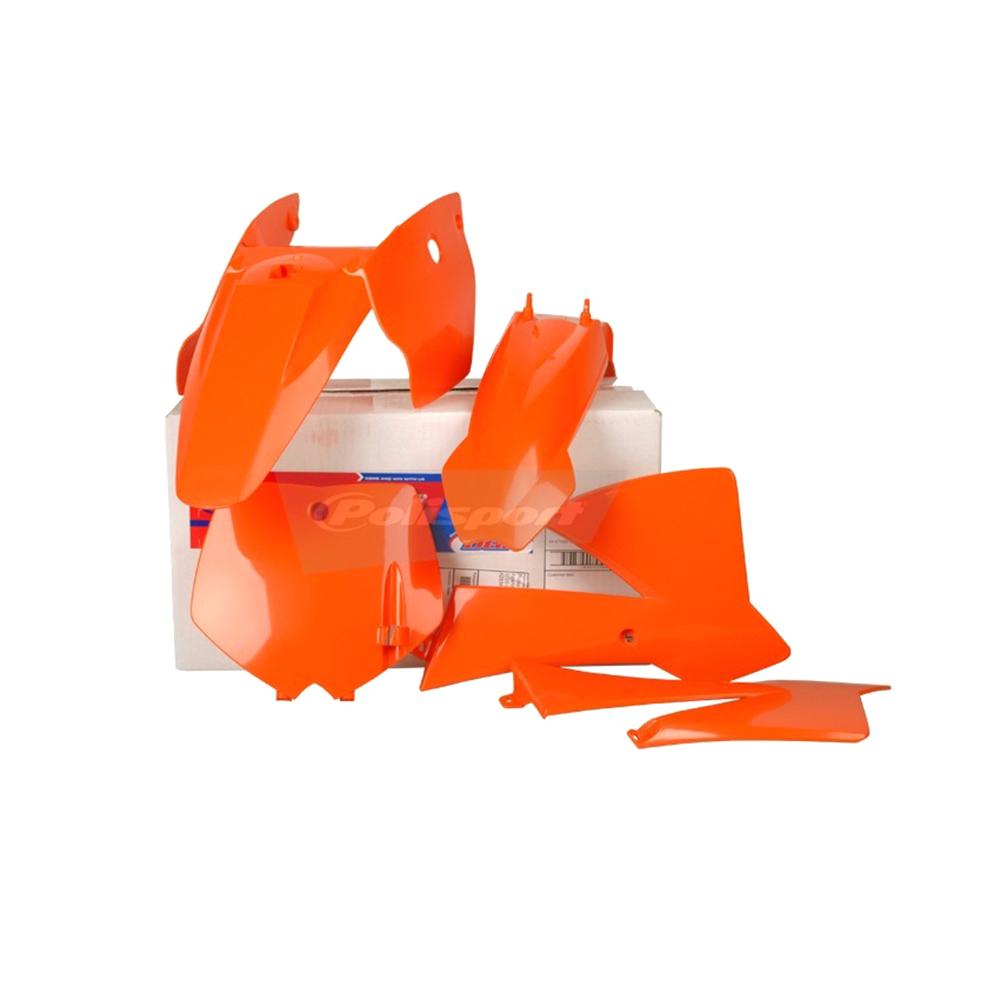 Polisport Orange Plastics Kit - Ktm Sx65 2002-08