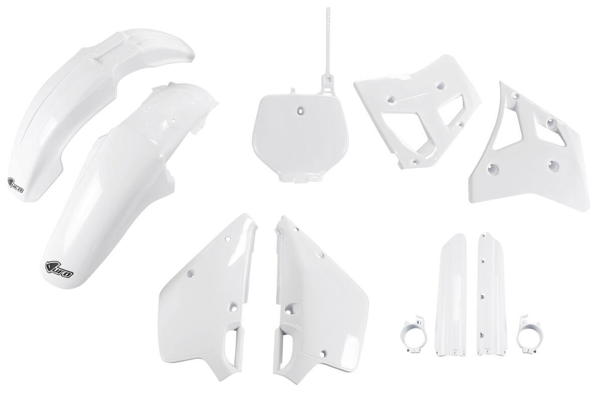 YAKIT291F@999 - UFO Plastics Kit - Yamaha YZ250 1992 - White
