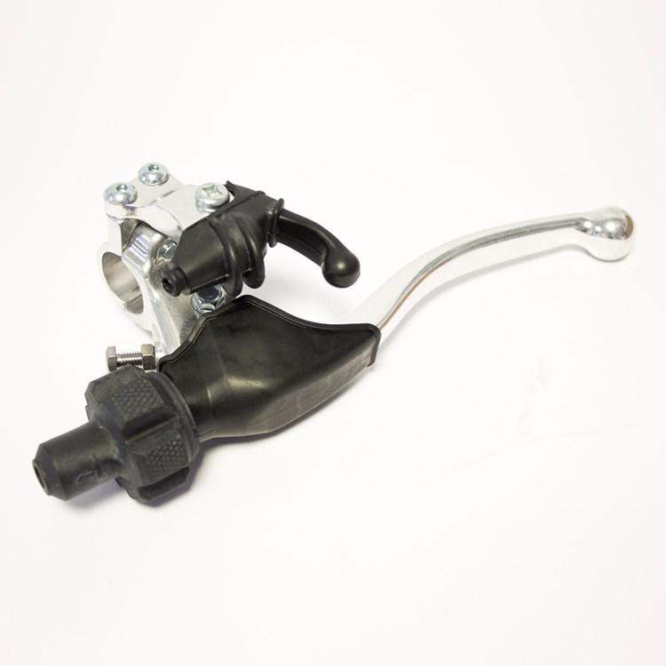 Raceline Silver Clutch Lever Assembly With Hotstart - Yamaha Yzf250 2009-13, Yzf450 2009