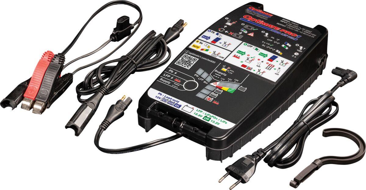 Tecmate Green/Light Tm650vde - Optimate Pro-1 Duo Battery Charger & Tester