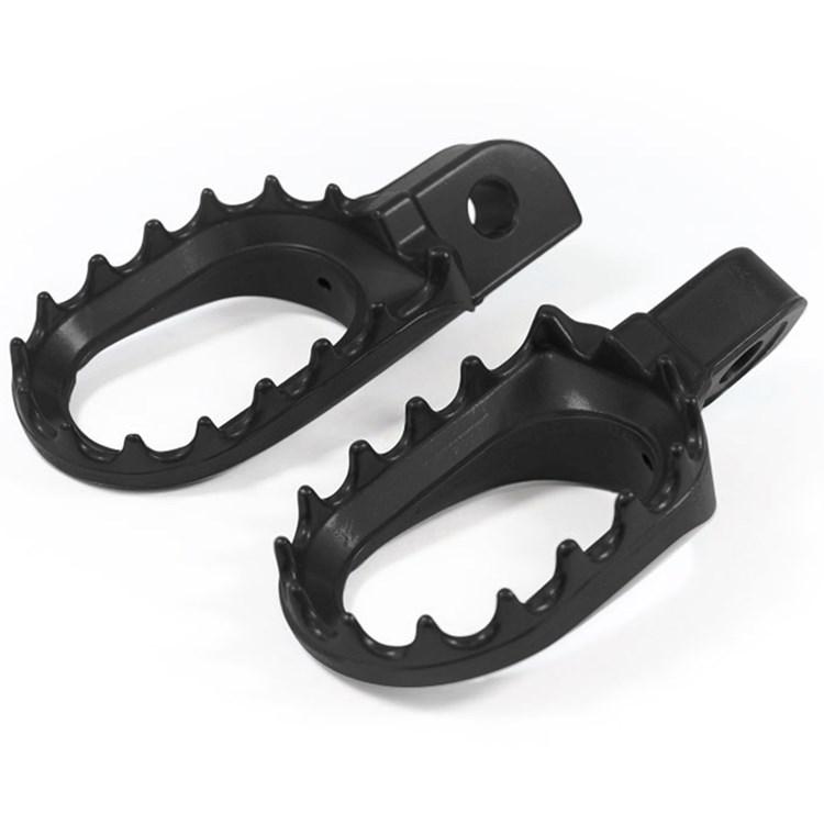 Raceline Black Aluminium Adjustable Trials Foot Pegs