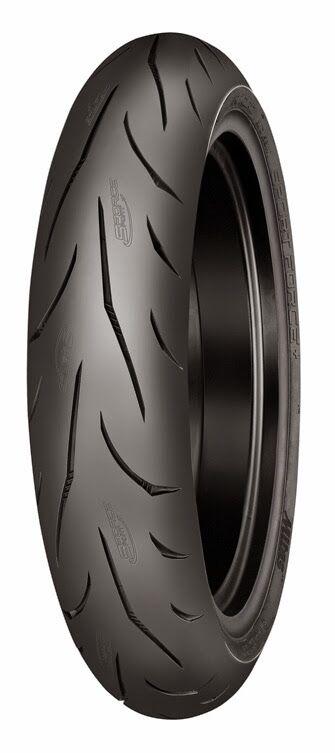 70000070 - Mitas Sport Force+ 56W TL Front Tyre - 120/65 ZR 17"