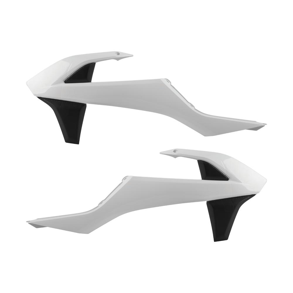 Polisport White/Black Radiator Scoops - Ktm Sx/Sxf/Xc-F 2016-18, Exc/Exc-F 2017-18 - / (Oem)