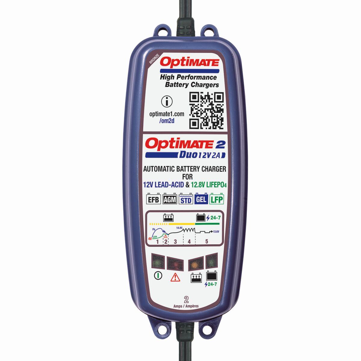 Tecmate Tm550 - Optimate 2 Duo Battery Maintainer