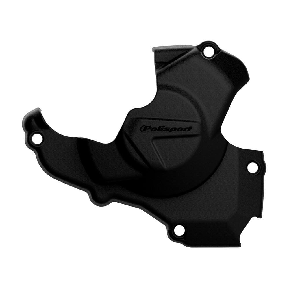 Polisport Black Ignition Cover Protector - Honda Crf450 2011-16