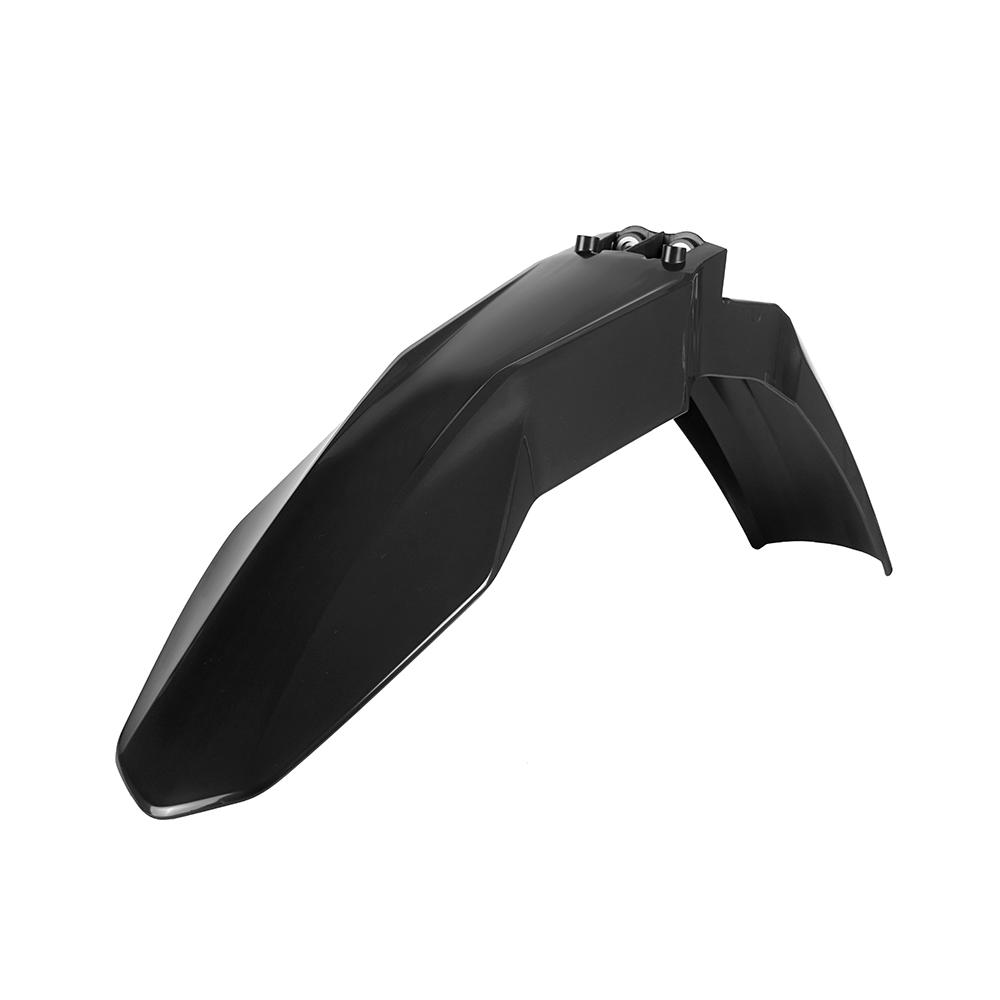 Polisport Black Front Fender - Gas Gas Mc/Mc-F & Ec/Ec-F 2021-23