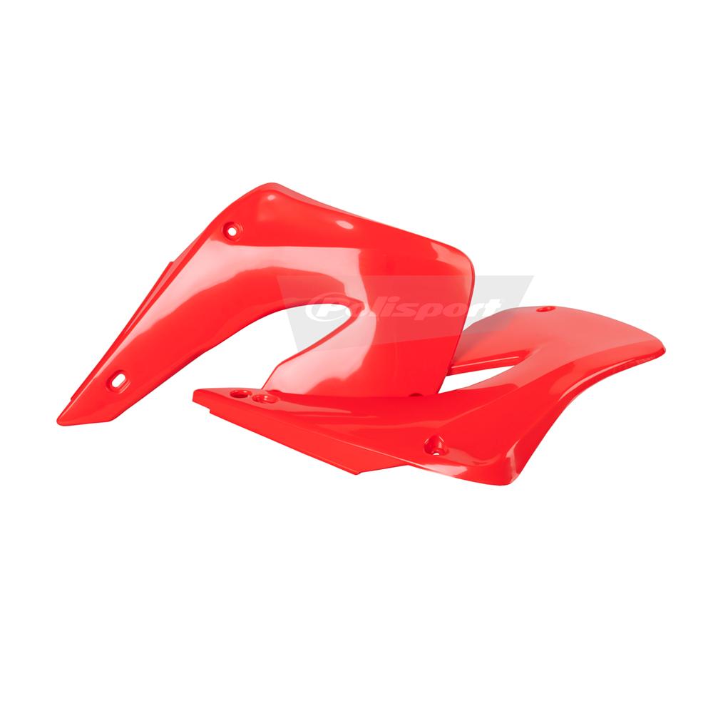 Polisport Red Radiator Scoops - Honda Cr 125/250 2000-01