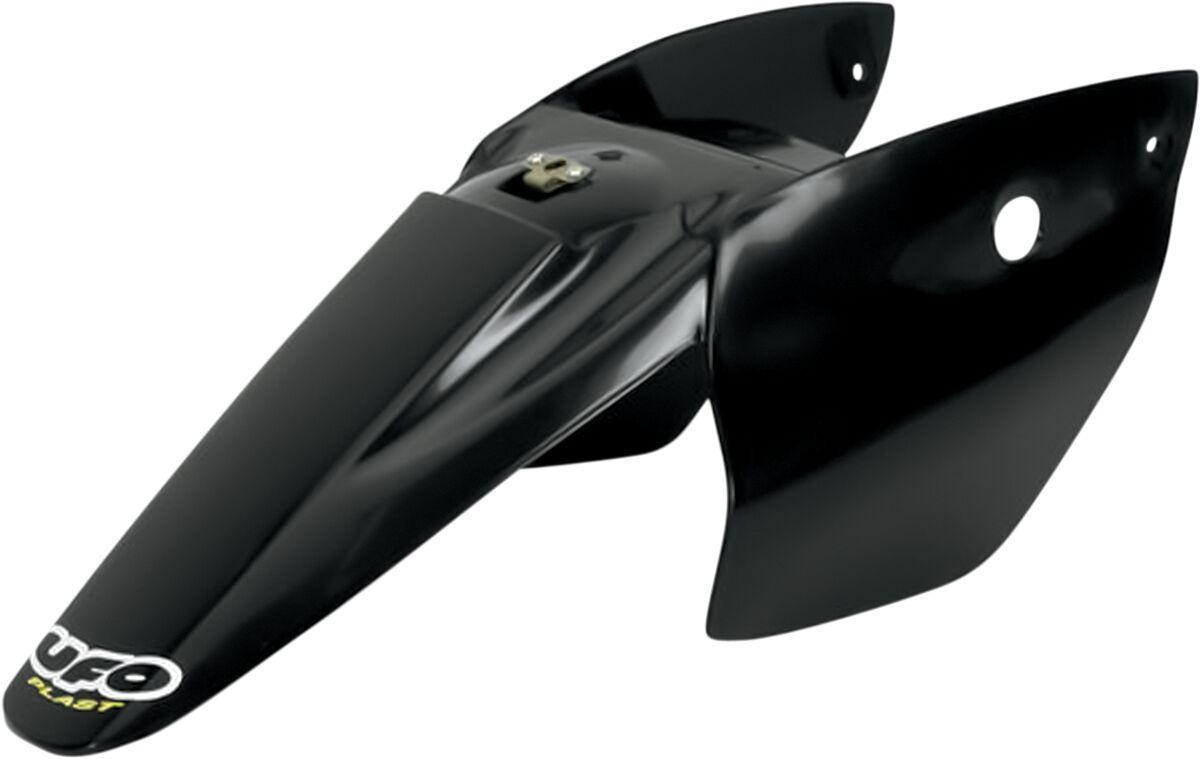 Ufo Black Kt03073#001 - Rear Fender & Side Panel Unit - Ktm Sx65 2002-08
