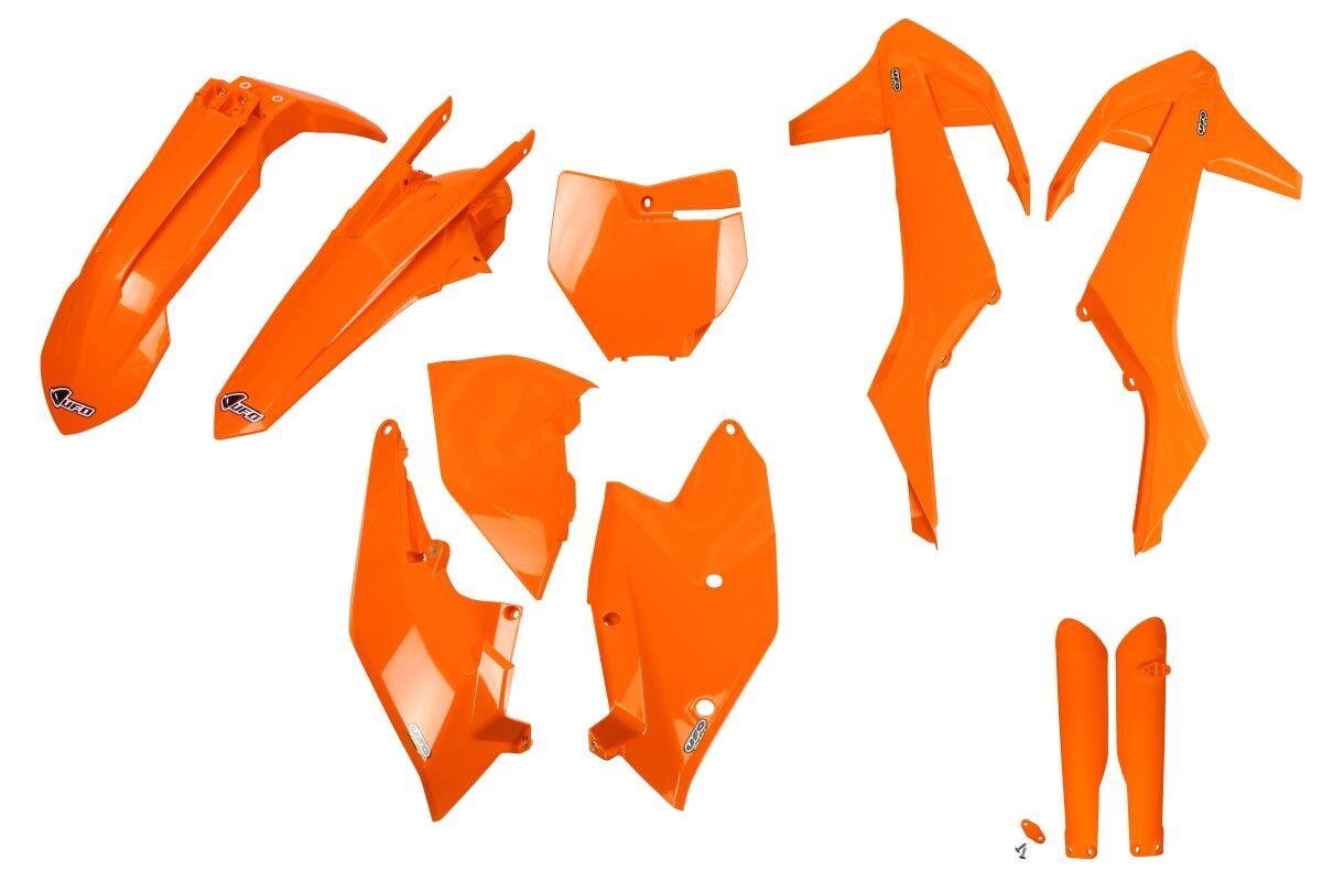 KTKIT517F@FFLU - UFO Full Plastics Kit - KTM SX 125/150 & SXF 250/350/450 2016-17 - Fluro Orange