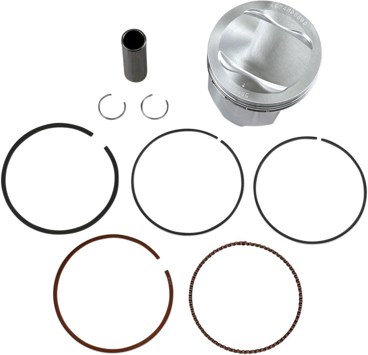 W4674M08600 - W4674M08600 - Wiseco Piston Kit - Yamaha TT350 1985-89, XT350 1985-2000