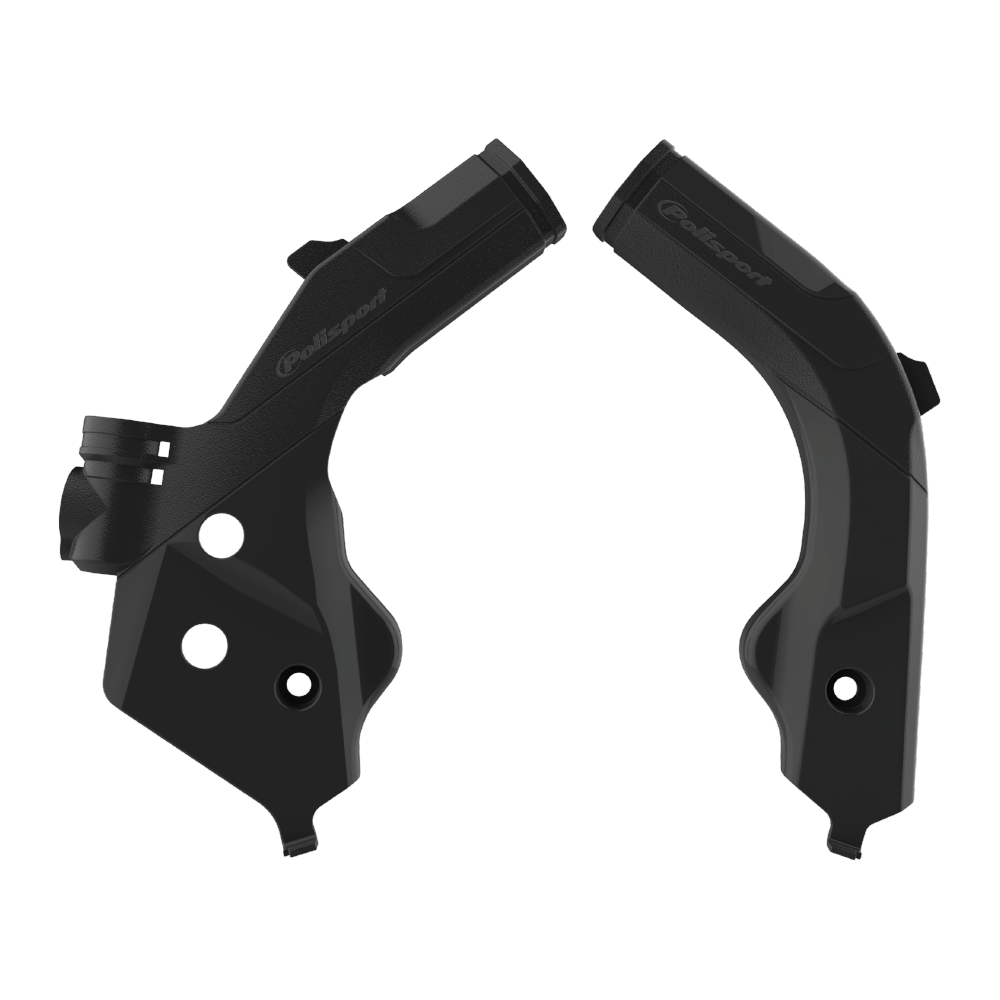 Polisport Frame Protectors - Husqvarna TC/FC/TX/FX 2019-22, TE/FE 2020-22, Gas Gas MC/MC-F/EC/EC-F 2021-22 - Black