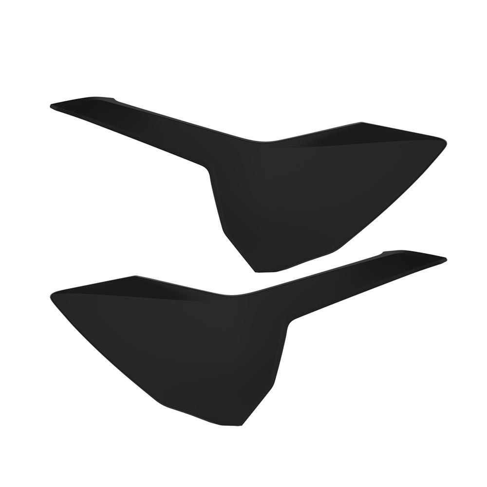 Polisport Black Side Panels - Husqvarna Tc125/Fc250-450 2016-17, Tx125/Te250-300/Fe250-450 2017