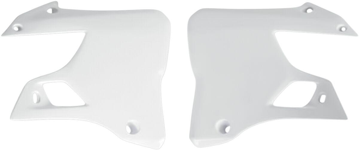 Ufo White Ya02898#046 - Radiator Scoops - Yamaha Yz 125/250 1996-2001