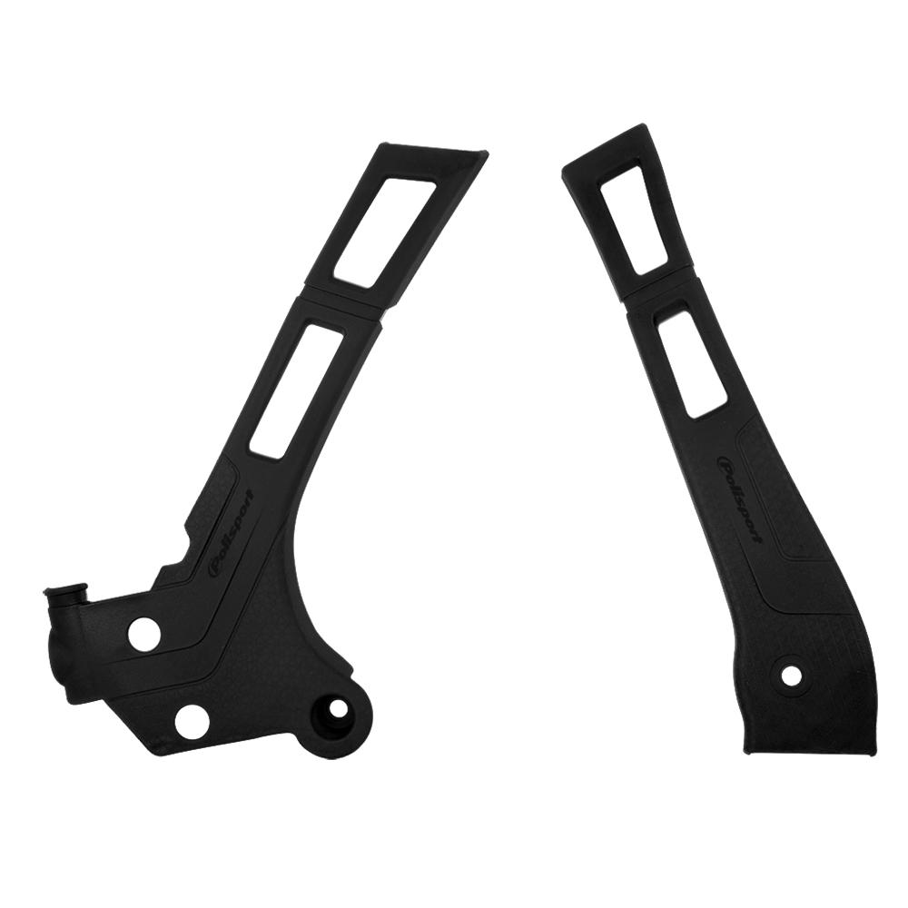 Polisport Black Frame Protectors - Yamaha Yz 125/250 2005-22