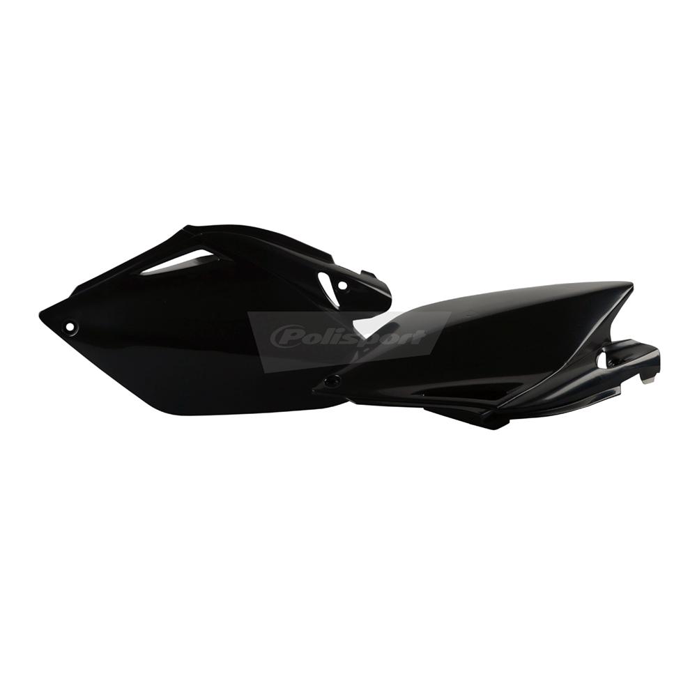Polisport Black Side Panels - Honda Crf250r 2006-09
