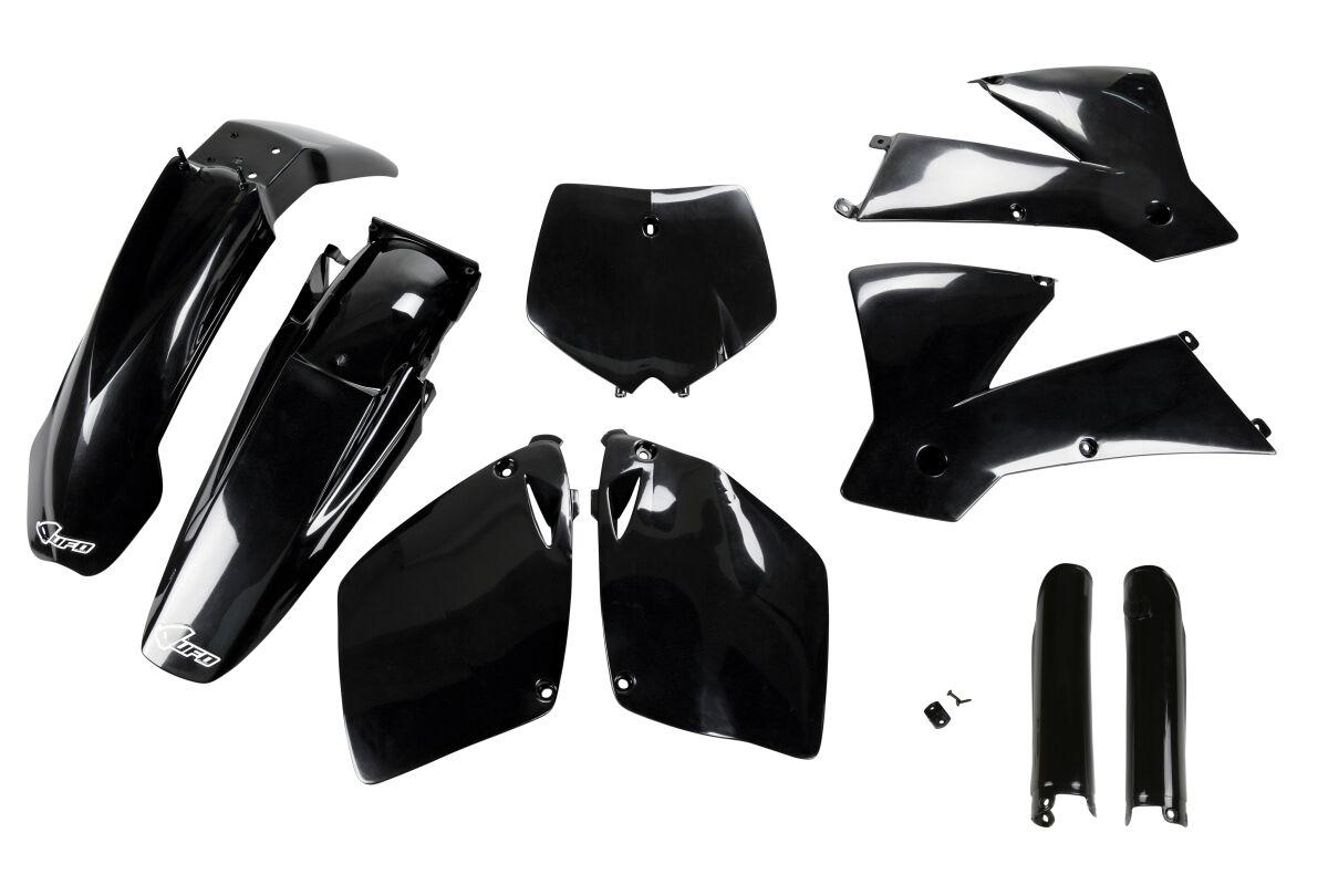 Ufo Black Ktkit501f@001 - Full Plastics Kit - Ktm Sx 125/250/380/400/520 2001-02