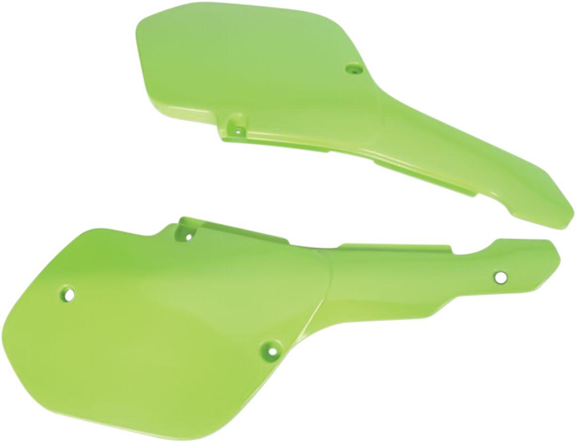 Ufo Green Ka02704#026 - Side Panels - Kawasaki Kx125 1987