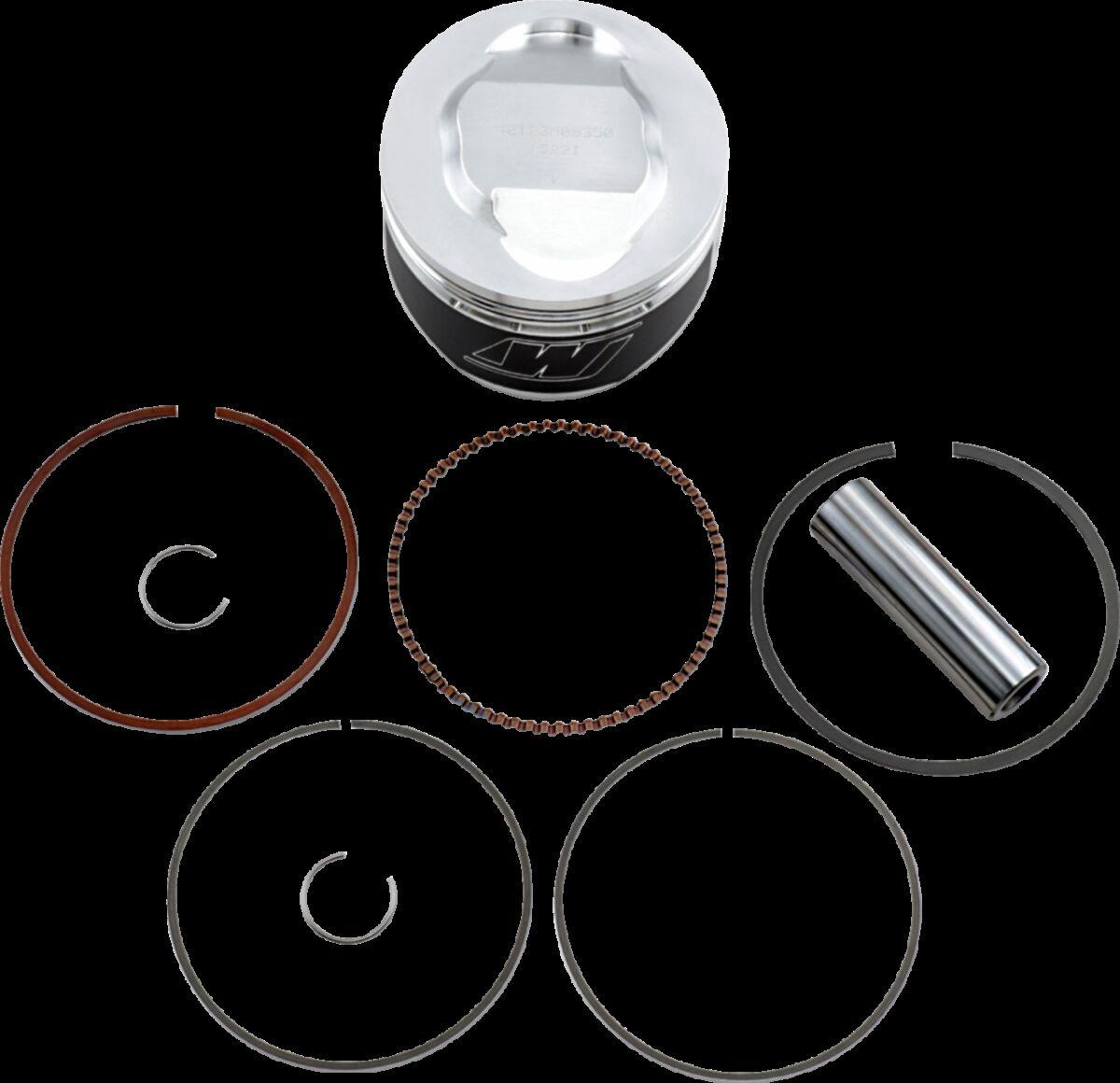 W40123M08350 - W40123M08350 - Wiseco Piston Kit - +0.5mm - Yamaha YFM350 2004-06 & 2012-14