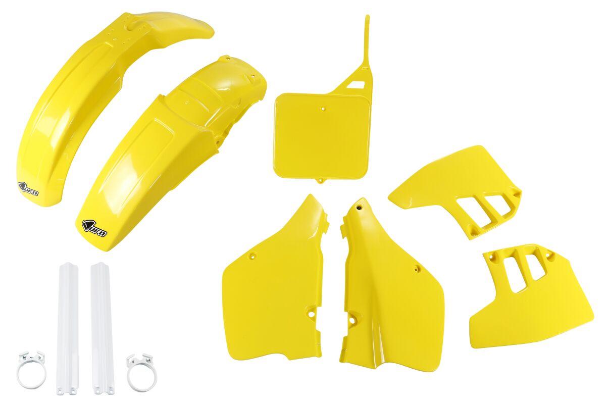Ufo Yellow Sukit398f@999 - Plastics Kit - Suzuki Rm250 1989-91