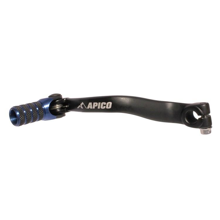 Apico Black/Blue Elite Gear Pedal - Yamaha Yz65 2018-22