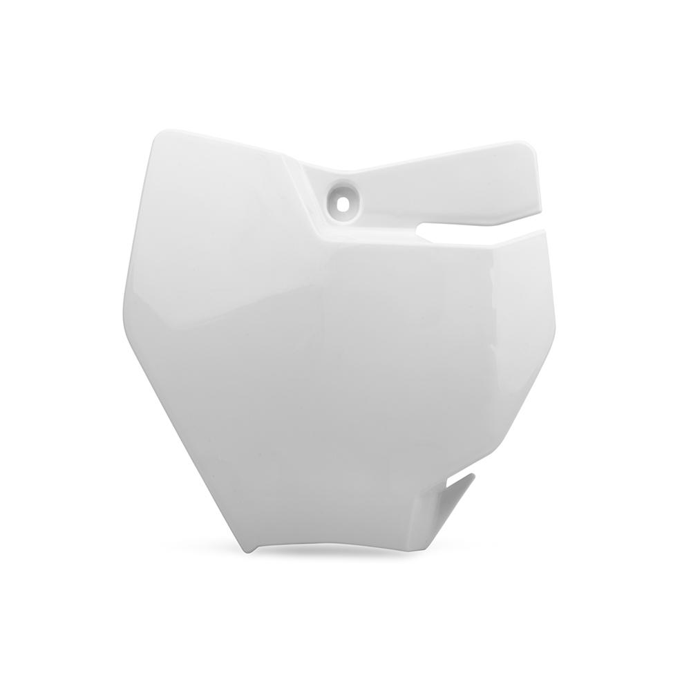 Polisport White Front Number Board - Ktm Sx65 2016-17