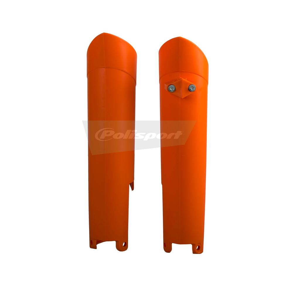Polisport Orange Forks Guards - Ktm Sx 2008-14, Exc 2008-15