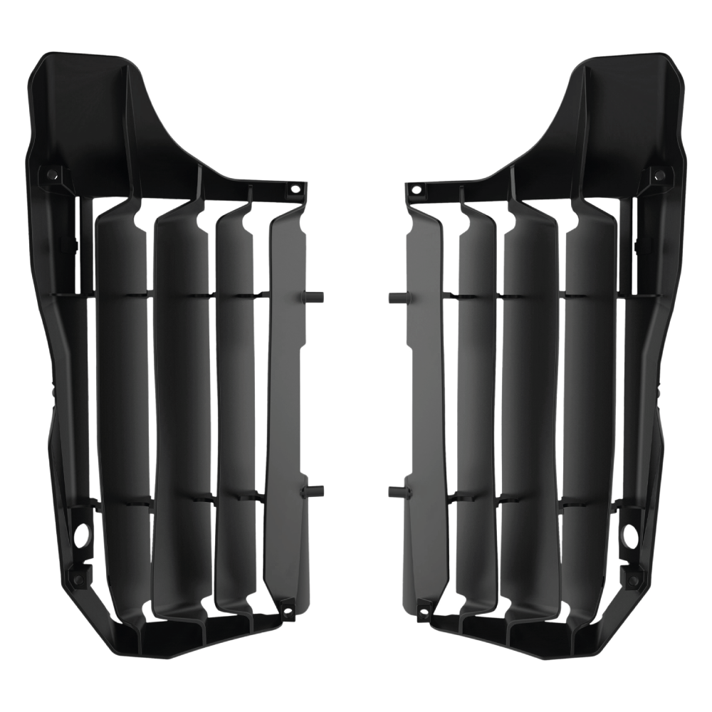 Polisport Black Radiator Louvres - Honda Crf250r & Crf250rx 2020-21
