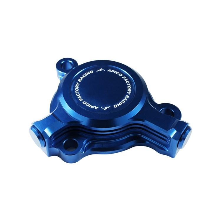 Apico Blue Oil Filter Cover - Yamaha Yzf250 2003-13, Yzf450 2003-09, Wrf250 2003-14, Wrf450 2003-15