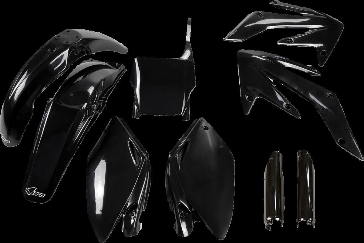 Ufo Black Hokit104f@001 - Full Plastics Kit - Honda Crf250r 2004-05