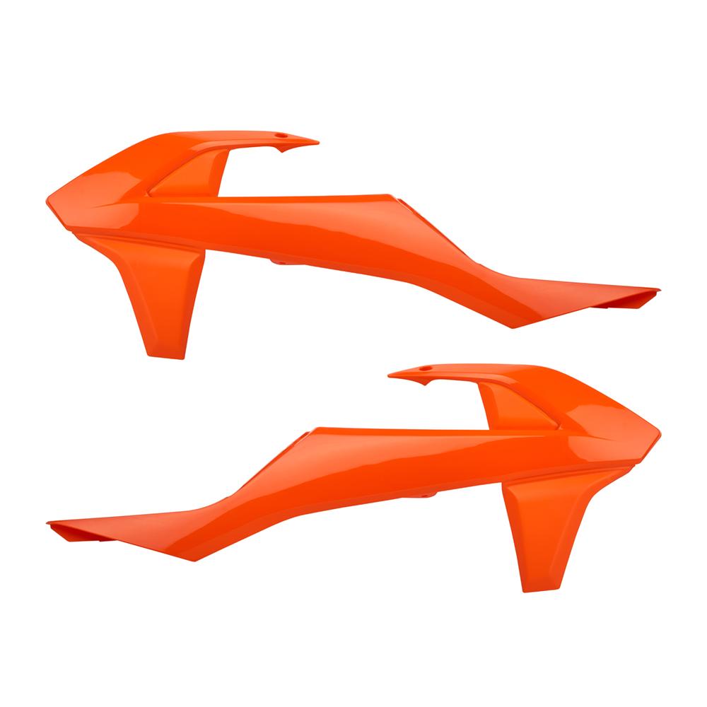 Polisport Orange Radiator Scoops - Ktm Sx/Sxf/Xc-F 2016-18, Exc/Exc-F 2017-18