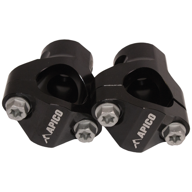 Apico Black Handlebar Mount Kit - 28.6Mm - Ktm Sx/Sxf 125-450 & Husqvarna Tc/Fc 125-450 2017-20