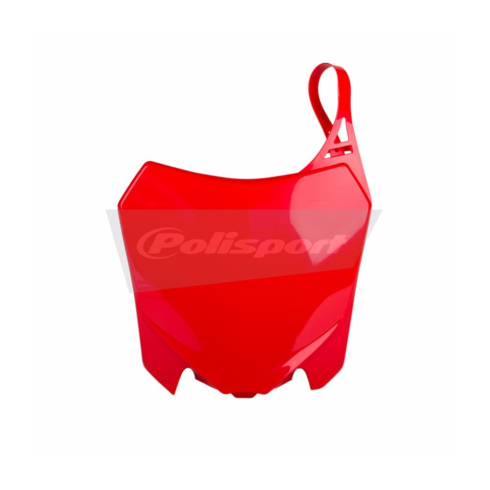 Polisport Red Front Number Board - Honda Crf250r 2014-17, Crf450r 2013-16