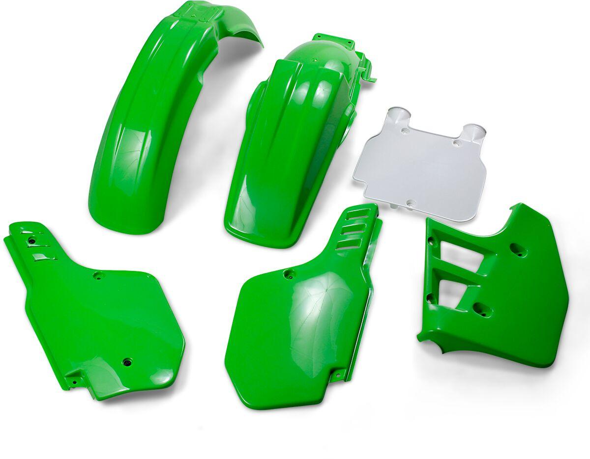 Ufo Kakit197@999 - Full Plastics Kit - Kawasaki Kx125 1989 - Oem