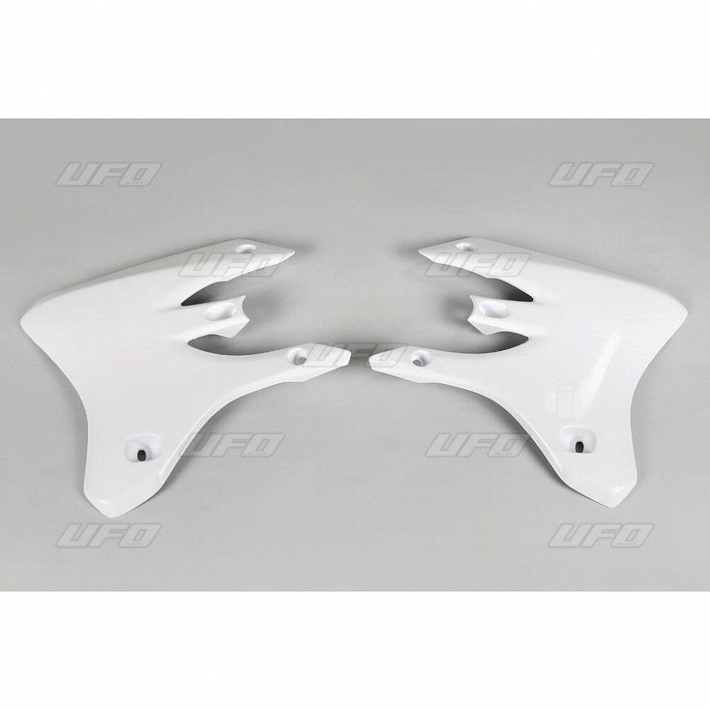 YA03867#046 - UFO Radiator Scoops - Yamaha WRF 250/450 2003-04 - White