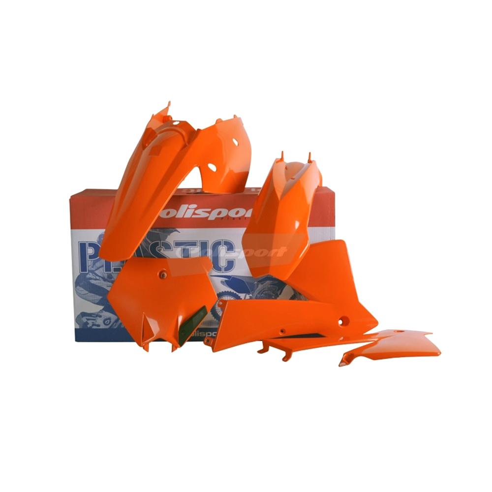 Polisport Full Plastics Kit - KTM SX 125/250 2003-04, EXC 125/200/250/300 2004 - Orange