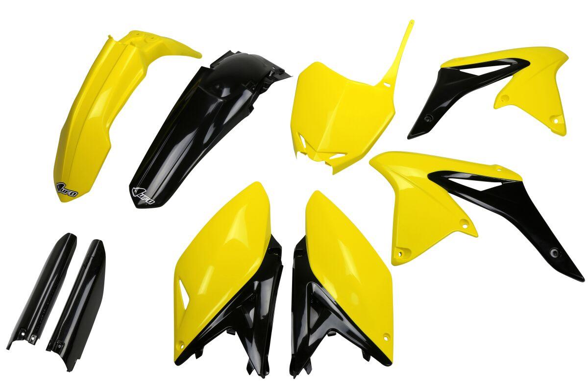 Ufo Sukit416f@999 - Full Plastics Kit - Suzuki Rmz250 2014-17 - Oem
