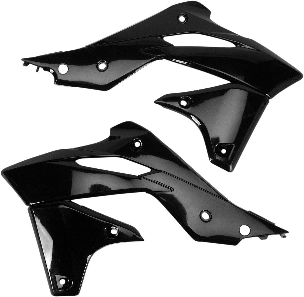 Ufo Black Ka04725#001 - Radiator Scoops - Kawasaki Kxf250 2013-16