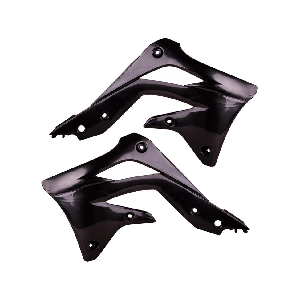 Polisport Black Radiator Scoops - Kawasaki Kxf450 2012-15