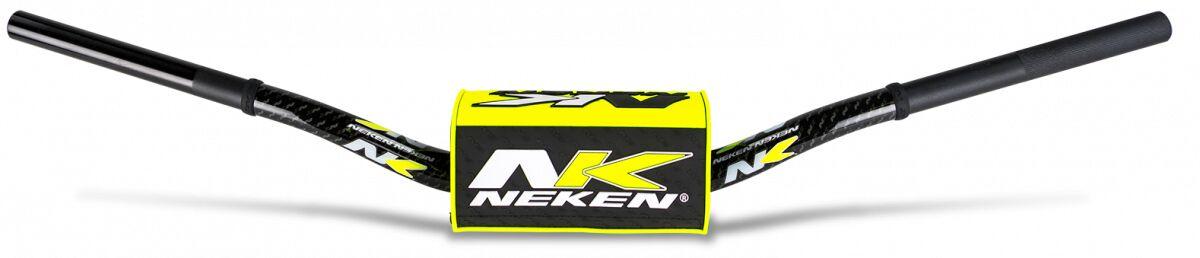 R00101BC-YEB - Neken Radical Design Fat Bar Handlebars - YZF OEM Bend - Black/ Yellow