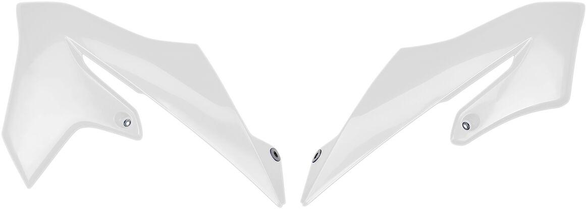 YA04867#046 - UFO Radiator Scoops - Yamaha YZ65 2019-22 - White