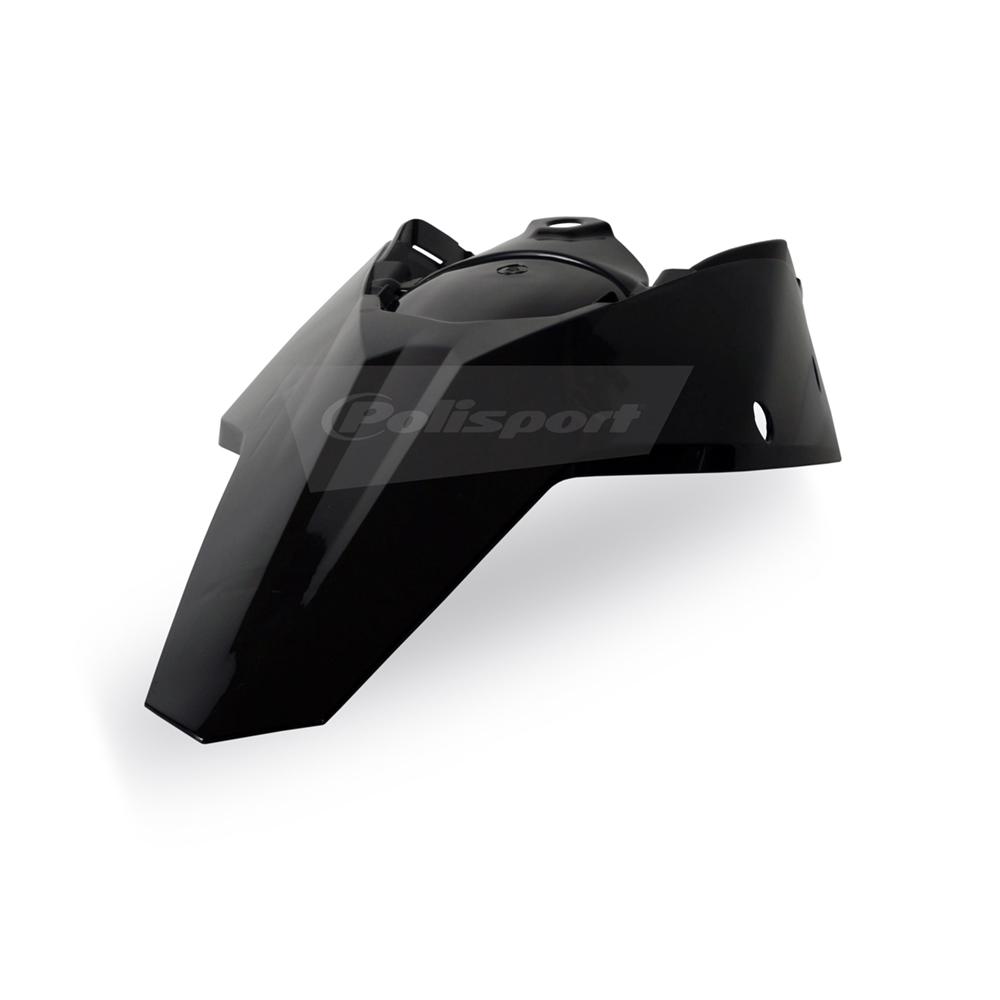 Polisport Black Rear Fender/ Side Panels - Ktm Sx 2007-10, Exc 2008-11